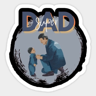 Super Dad Sticker